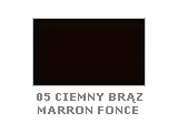 Pasta do butów Saphir ciemnobrązowa - próbnik koloru 05 ciemny brąz / marron foncé
