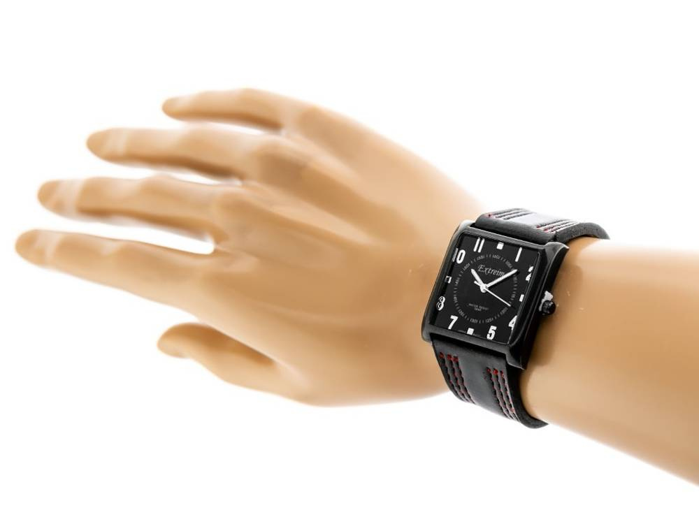 Czarny zegarek damski Extreim EXT-Y020B-3A - zegarek na nadgarstku manekina