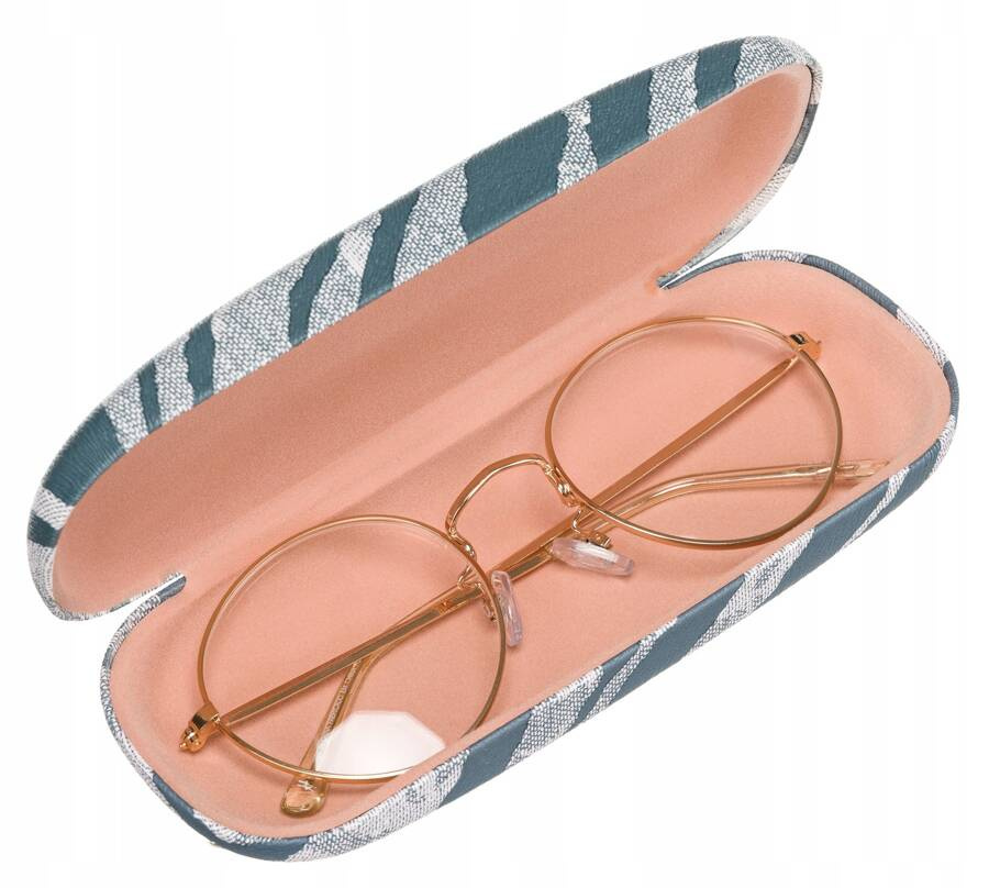 Okulary w otwartym szaroniebieskim etui 4U Cavaldi R-1431