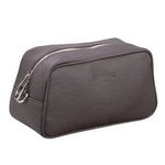 Kosmetyczka ze skóry ekologicznej unisex Sempertus KOS-01/01/BR podróżna brązowa