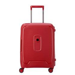 Walizka z polipropylenu unisex Delsey Moncey twarda kabinowa 55 cm czerwona