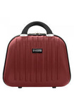Kosmetyczka ABS Vip Collection Panama 14 burgundowa