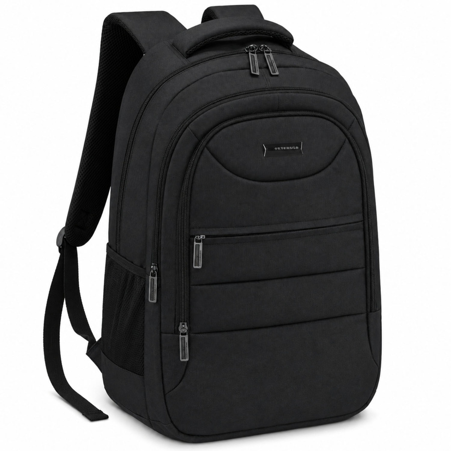 Czarny plecak Peterson BHX-08