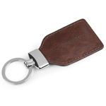 Brelok ze skóry naturalnej unisex B3 z grawerem personalizowany brązowy