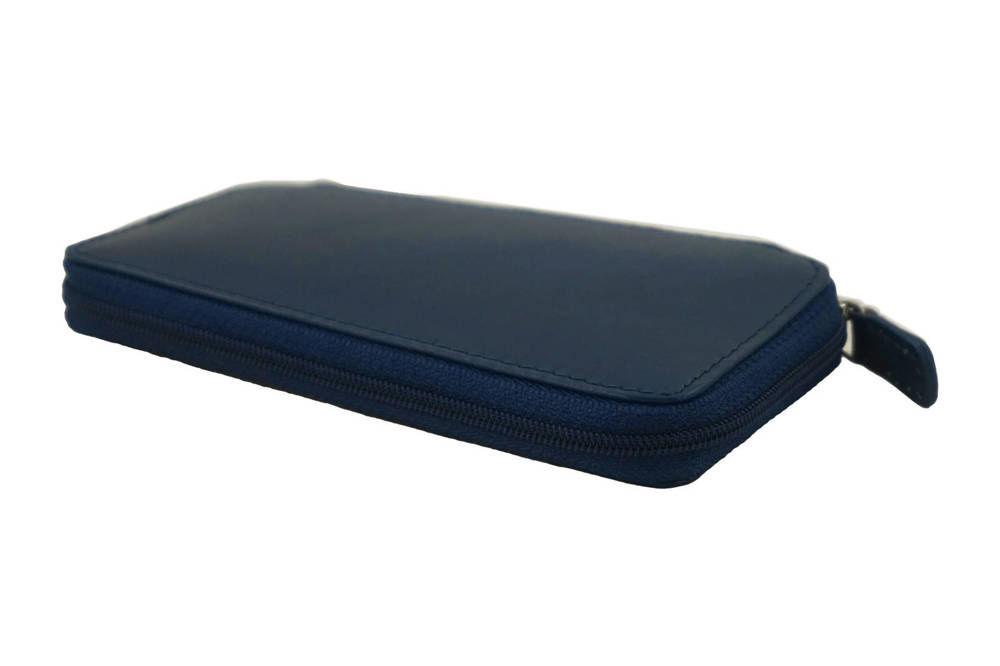Etui na klucze ze skóry naturalnej unisex Barberini's 8183-4 poziome granatowe - cecha produktu