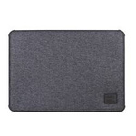Etui na laptopa materiałowe unisex UNIQ Dfender pokrowiec Sleeve 16 cali szare