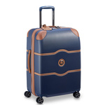 Walizka twarda z ABS unisex Delsey Chatelet Air 2.0 średnia 66 cm granatowa