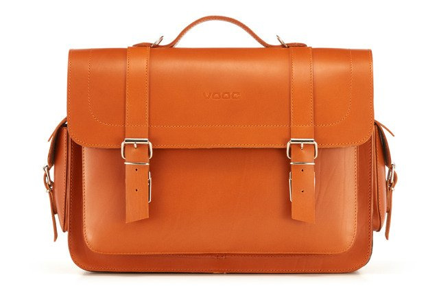 Torba skórzana z juchtu unisex na laptopa plecak 2w1  Vooc P23 A4 czarna - cecha produktu