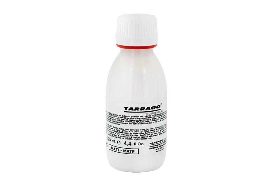 Lakier wykończeniowy do skór Tarrago bezbarwny - butelka z przodu