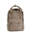 Plecak miejski z materiału unisex Discovery Cave D00811 mały beżowy