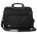 Torba na laptopa 17" czarna materiałowa 22L Basel SwissBags SB113