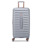 Walizka z polipropylenu unisex DELSEY SHADOW 5.0 duża srebrna platynowa
