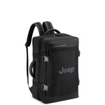 Plecak turystyczny z materiału wodoodpornego unisex Delsey Paris Jeep duży czarny