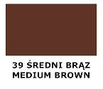 Krem nabłyszczający do butów Tarrago średniobrązowy - próbnik koloru 39 średni brąz / medium brown