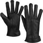 Rękawiczki damskie skórzane polar touch finger na dotyk BELTIMORE K39 czarny XL