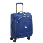 Walizka materiałowa unisex Delsey Montrouge kabinowa 55 cm niebieska