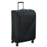 Walizka podróżna z poliestru unisex Delsey New Destination duża 78 cm czarna