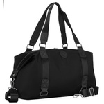 Torba treningowa materiałowa z poliestru Peterson 25531 duża czarna