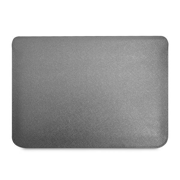 Pokrowiec na laptopa ze skóry ekologicznej unisex Guess GUCS16PSATLG sleeve srebrny - cecha produktu