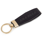 Brelok ze skóry naturalnej unisex B2 z grawerem personalizowany czekoladowy