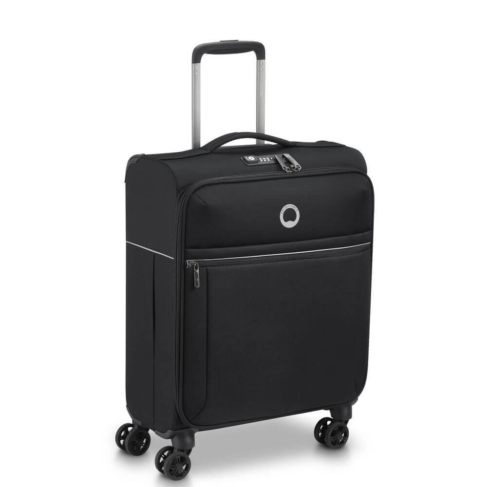Walizka z materiału unisex Delsey Brochant 2.0 kabinowa mała czarna - cecha produktu