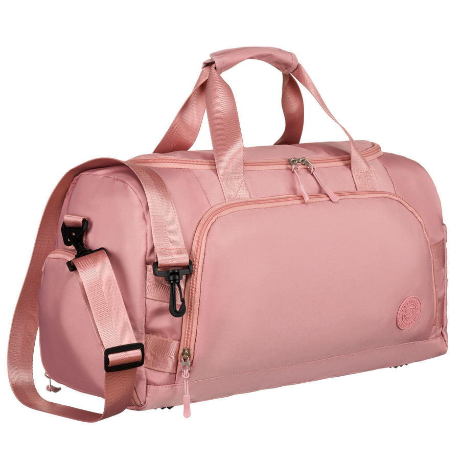 Różowa torba Peterson 24427 z komorą na buty