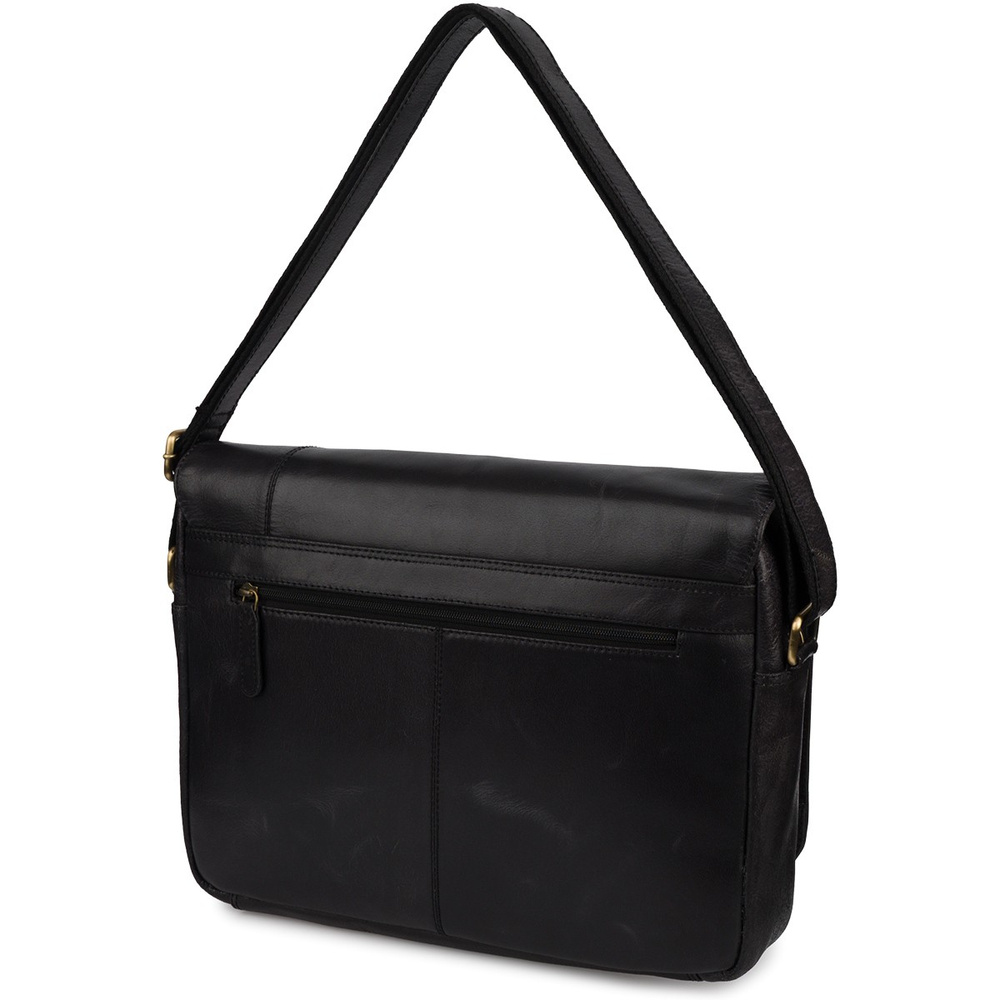 Wnętrze torby Beltimore N15 – dwie komory, przegroda ochronna i kieszeń na suwak