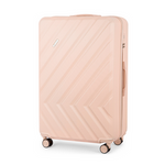 Walizka podróżna średnia M twarda ABS - Solier KYOTO 1071 BEIGE 24