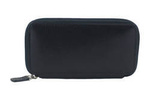 Etui na klucze skórzane unisex Barberini's 8183-1 zasuwane czarne