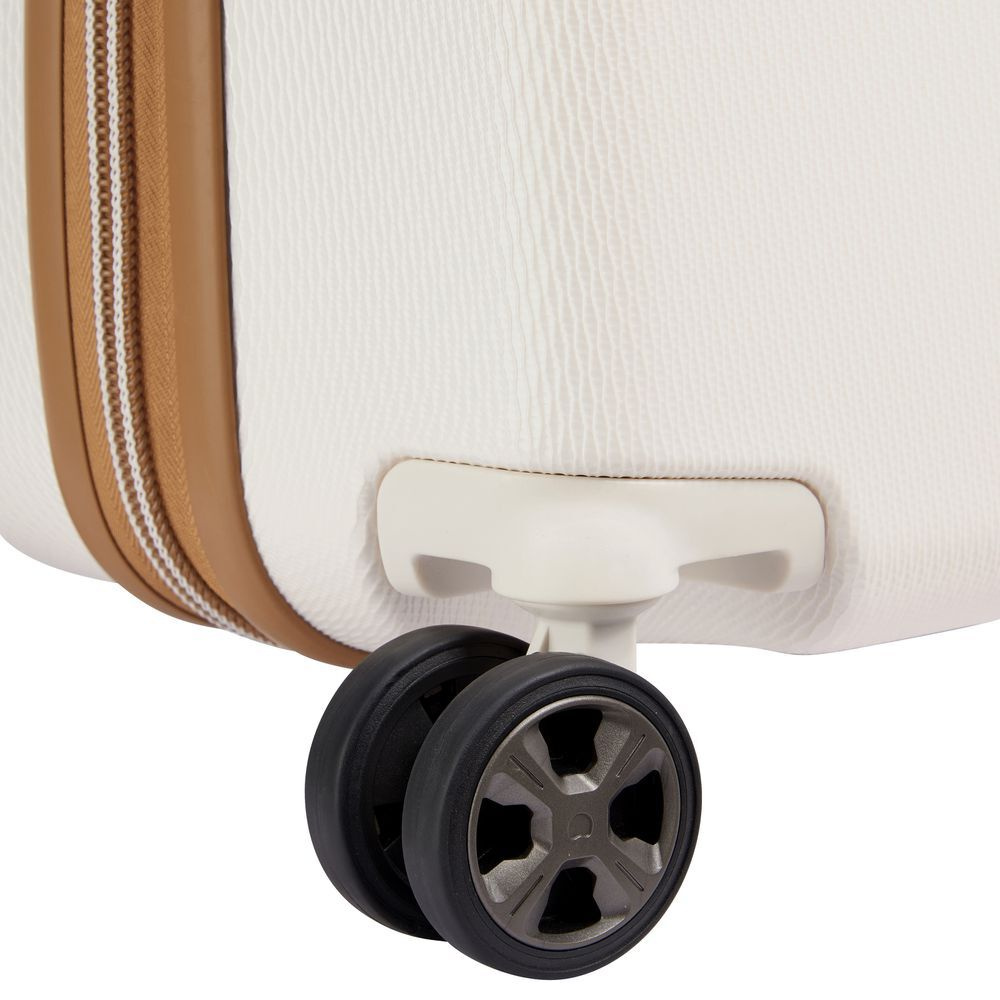 Walizka z twardego materiału unisex Delsey Chatelet Air 2.0 na 4 kółkach 66 cm średnia biała - wnętrze i organizacja przestrzeni