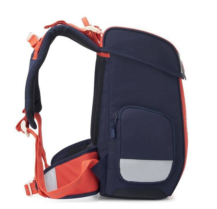 Plecak młodzieżowy szkolny z poliestru unisex Delsey Back to School Roland Garros czerwony - cecha produktu