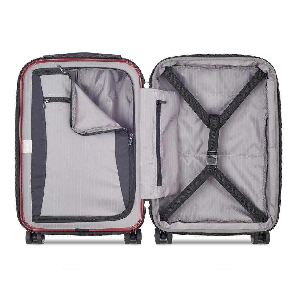 Walizka kabinowa z poliwęglanu unisex Delsey Titanium mała 55 cm czerwona - cecha produktu