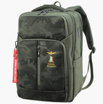 Plecak miejski z tkaniny unisex Aeronautica Militare 524 DRONE duży zielony