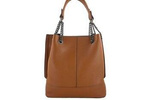 Torebka damska shopper Barberini's 810-12 jasnobrązowa