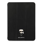 Etui na tablet iPad ze skóry ekologicznej unisex Karl Lagerfeld KLFC11OKMK czarne