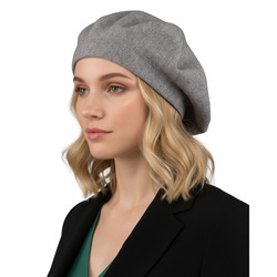 Beret damski Rovicky BER-A10 szary