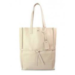 Torebka skórzana damska Vera Pelle VPX57RR shopper XXL A4 różowa