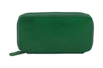 Etui na klucze skórzane unisex Barberini's 8183-38 poziome zielone