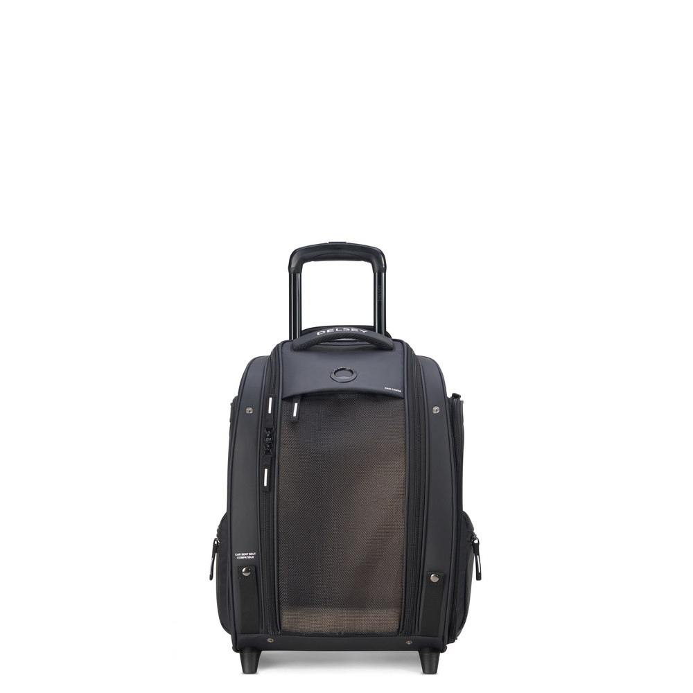 Walizka materiałowa unisex Delsey Raspail transporter dla zwierząt czarna - widok ogólny produktu
