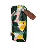 Etui na butelkę z materiału unisex Quokka Flow Case pokrowiec Autumn Leaves brązowe