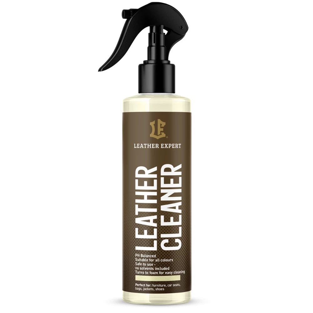 Środek do czyszczenia delikatny skór gładkich Leather Expert - butelka Leather Cleaner 250 ml z atomizerem spustowym