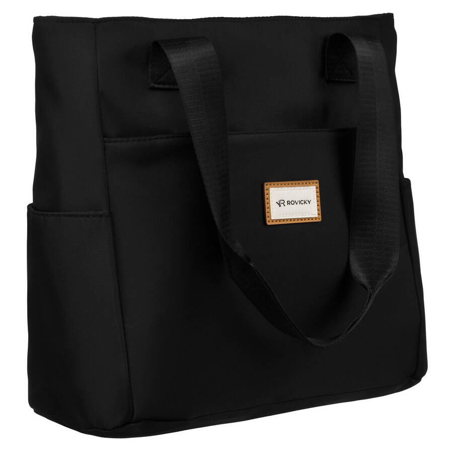 Czarna torebka damska shopper Rovicky R-TZ-01