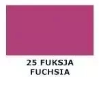 Farba do skóry gładkiej Tarrago różowa - próbnik koloru 25 fuksja / fuchsia