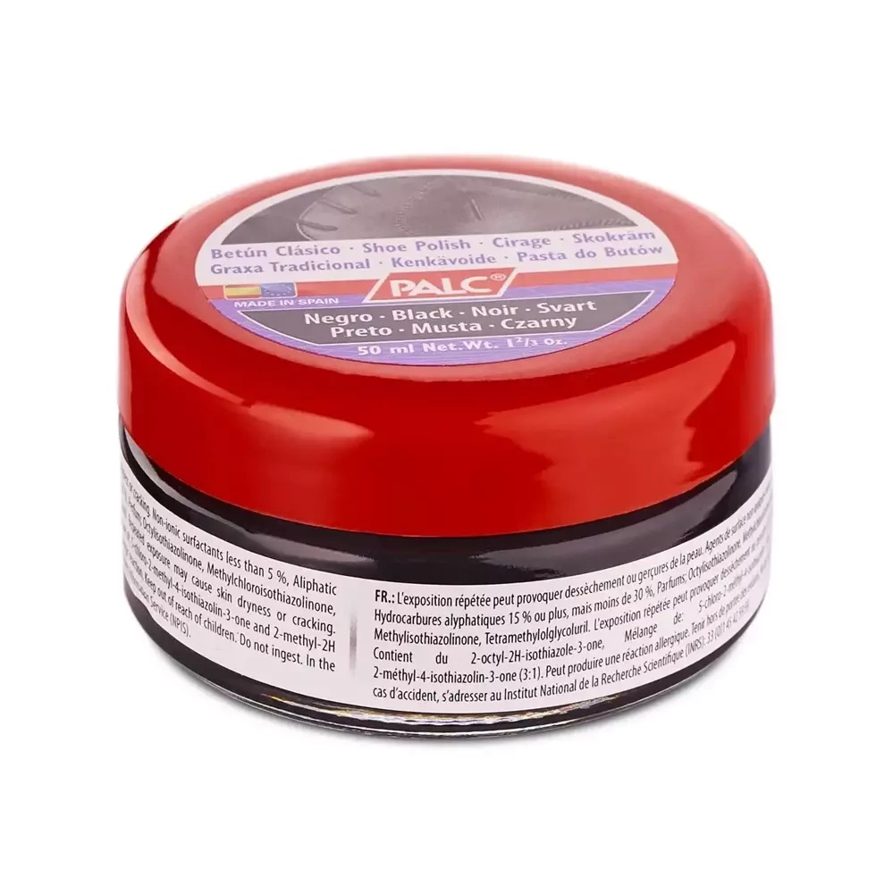 Pasta do skóry Palc czarna - etykieta 50 ml