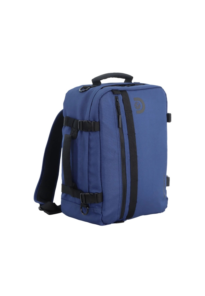 Plecak kabinowy materiałowy unisex Discovery ANDES D00403 podróżna torba granatowa - cecha produktu