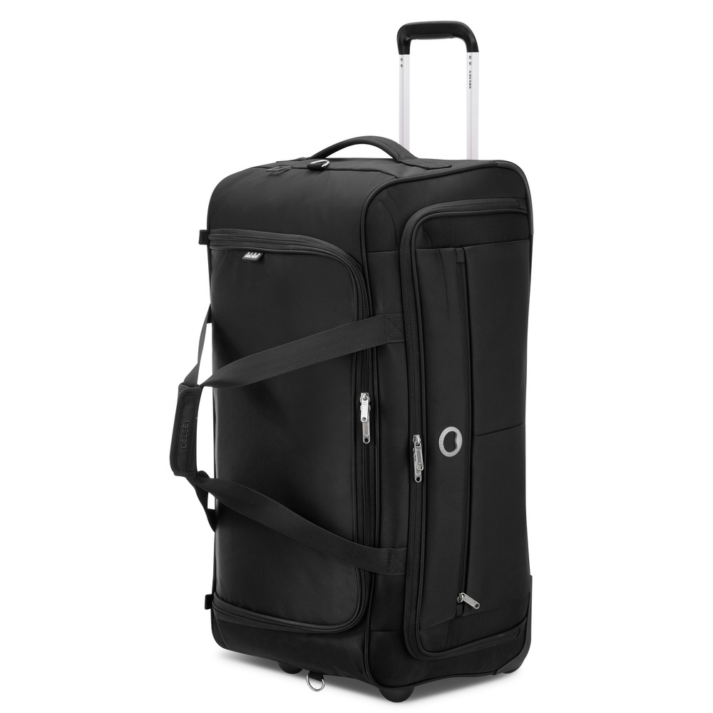 Torba podróżna materiałowa unisex Delsey PIN UP 5 sportowa duża czarna - widok ogólny produktu