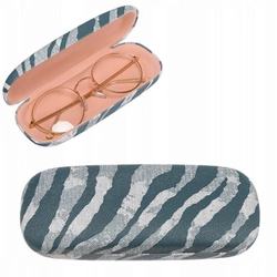 Etui na okulary kolorowe z motywem zebry - 4U Cavaldi R-1431