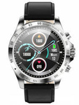 SMARTWATCH MĘSKI NA PASKU LW09 - TĘTNO, KROKOMIERZ (sx004a)