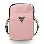 Listonoszka damska Guess Nylon Triangle jasnoróżowa