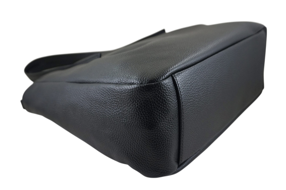 Torebka ze skóry licowej damska Barberini's 995-1 shopper A4 czarna - cecha produktu